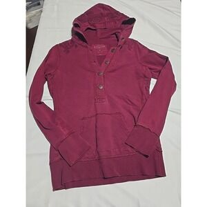 Maurices Women's Maroon Pullover Hoodie With Pocket M Junior‎